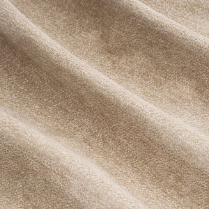 English Elm Oversized Velvet Cloud Sectional with Memory Foam Cushioning and L-shape Chaise Lounge Beige W3728S00013