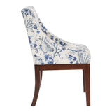 OSP Home Furnishings Monarch Dining Chair Paisley Blue