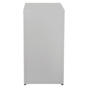 OSP Home Furnishings 2-drawer Metal File Cabinet Fully Assembled for Office Storage and Letter Size Filing 2-Drawer VF2DR-G