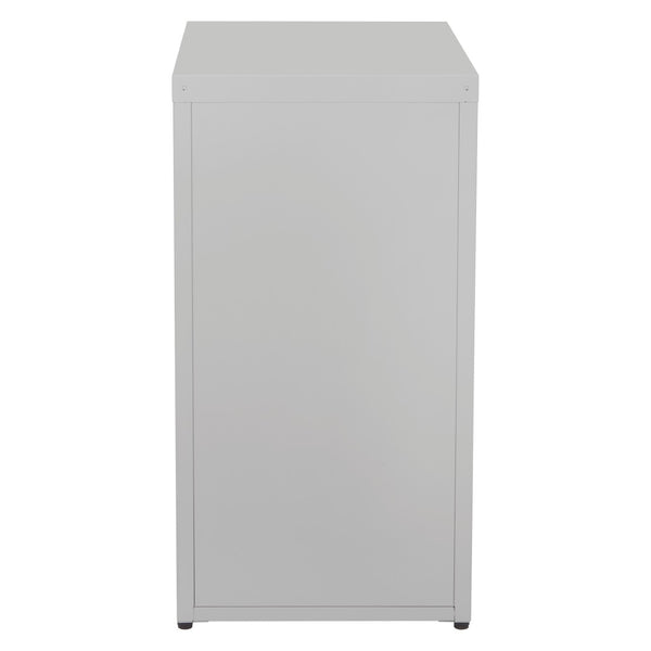 OSP Home Furnishings 2-drawer Metal File Cabinet Fully Assembled for Office Storage and Letter Size Filing 2-Drawer VF2DR-G