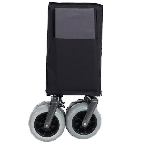 English Elm Multi-functional All-terrain Folding Wagon with Balloon Tires and 300l Outdoor Capacity W2932P317114