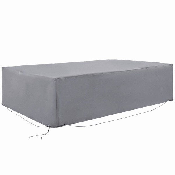 English Elm Outsunny 97" Waterproof Heavy-Duty Outdoor Sectional Sofa Cover - All-Weather Protection In Gray W2225P174315-GIGA