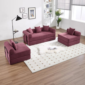 English Elm United We Win Versatile Convertible Folding Sofa Bed With Memory Foam For Apartments & Guest Rooms W1568S00249-GIGA