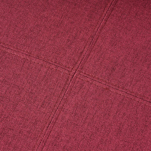 English Elm Christopher Knight Home® - PERTICA KD Dining Chair Set of 2 Upholstered Armless T-Stitch Fabric Chairs Minimalist Comfort Design Red 38541.00DRED