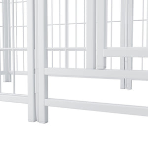 English Elm Dog Playpen 8 Panel Heavy Duty Iron Pet Enclosure Foldable Indoor Outdoor Exercise Pen W368P233997