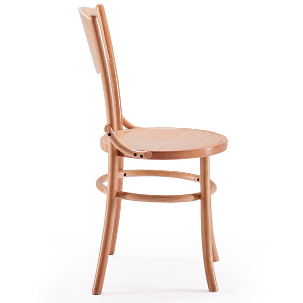 English Elm Solid Solid Wood Dining Chairs Set of 2 Rustic Farmhouse Mid Century Kitchen Seating, Fully Assembled Walnut T3623P408550