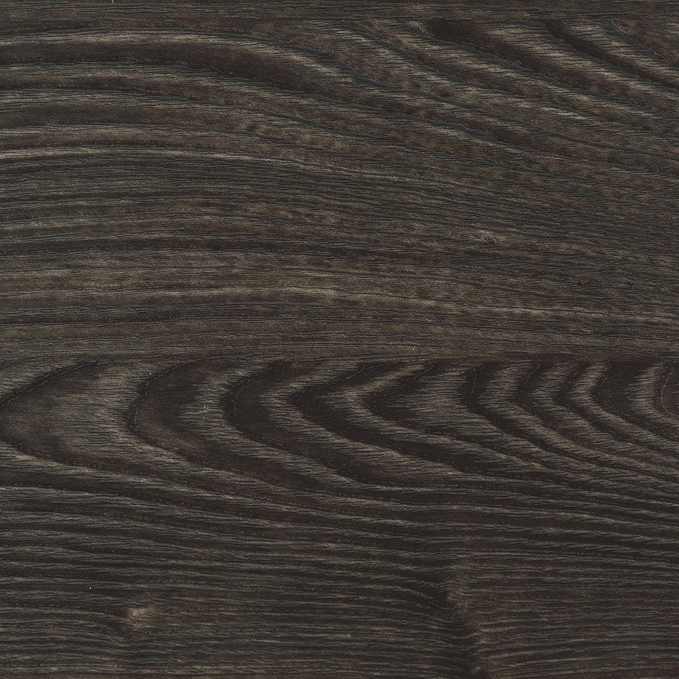 English Elm Edgerton Dark Oak Round Pub Table 35" High-Gloss Grain Finish with Sturdy Pedestal Base & Metal Legs B062P344984