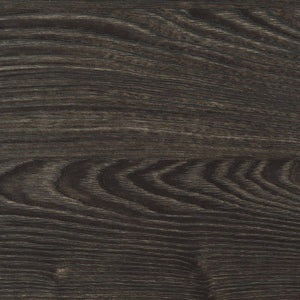 English Elm Edgerton Dark Oak Round Pub Table 35" High-Gloss Grain Finish with Sturdy Pedestal Base & Metal Legs B062P344984