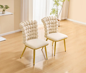 English Elm Luxury Velvet Bubble Tufted Swivel Chair Gold Frame Glam Accent Seat W3875P457865