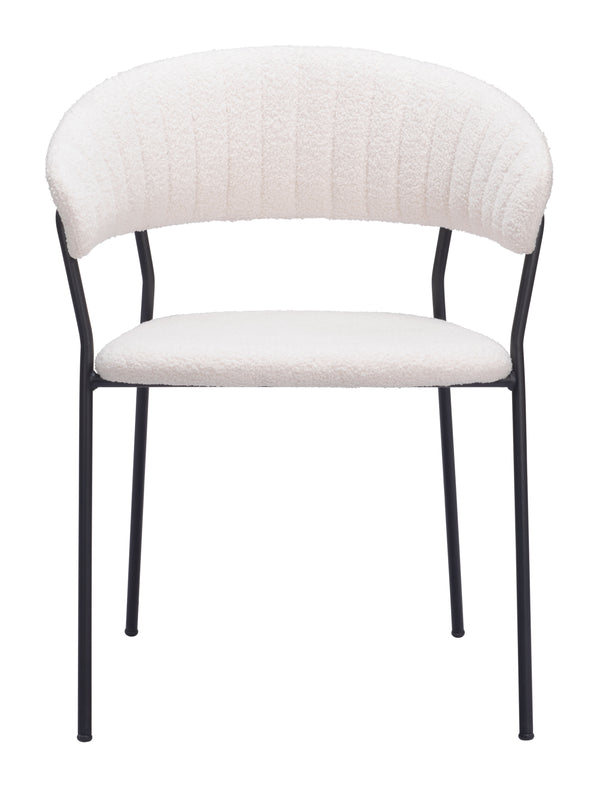 Josephine Dining Chair - Set of 2 Cream 109669 Zuo Modern