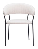 Josephine Dining Chair - Set of 2 Cream 109669 Zuo Modern