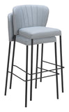 Linz Barstool - Set of 2 Gray 109783 Zuo Modern