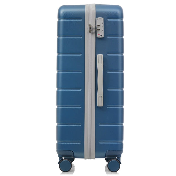 English Elm Premium Abs Hardshell 3 Piece Suitcase Set with Tsa Locks and Spinner Wheels Blue N726P296022C