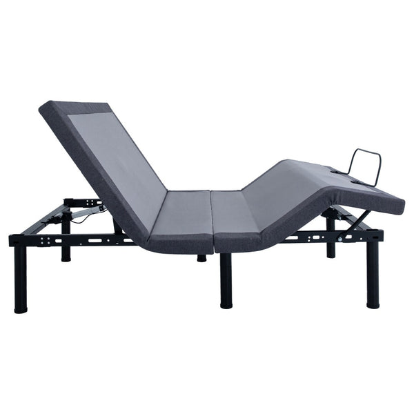 English Elm Threepio Upholstered Adjustable Bed Base with Wireless Remote and Zero Gravity Presets B062P334270