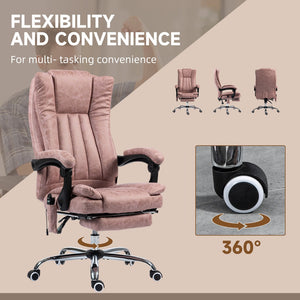 English Elm Office Chair Retro Low Back Microfiber Seating with Tilt and Pneumatic Height Adjust T3971P407994