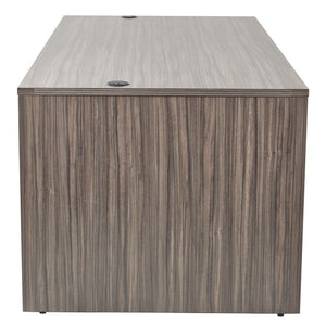 OSP Home Furnishings Lodi Modular Desk Shell with Cord Management and Scratch Resistant Laminate Work Surface 71X35 LOD-01-URB