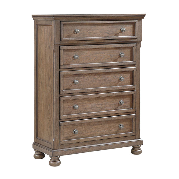 English Elm Transitional 7-Drawer Dresser with Felt Jewelry Tray, Dovetail Drawers & Pewter Knobs, Fully Assembled Antique brown 42 L x 21 W x 55.5 H B011P374533