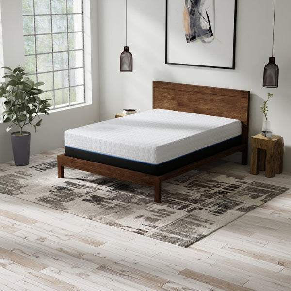 English Elm Copper Gel Plush Queen Mattress with Cooling Foam Layers and Pressure Relief Support B047P300725