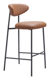 Rorun Barstool - Set of 2 Brown 110338 Zuo Modern