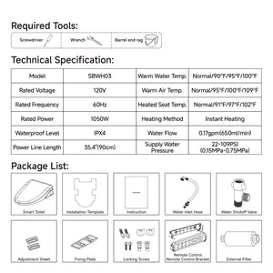 English Elm Smart Bidet Toilet Seat With Adjustable Heated Comfort, Custom Wash Settings & Antibacterial Hygiene T3177P286032-GIGA