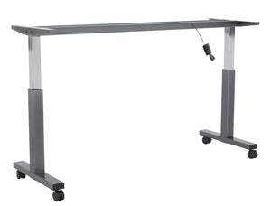 OSP Home Furnishings 4' Sit Stand Desk Frame with Pneumatic Height Adjustment for Office Workstations 6' HB6026-7