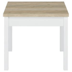 English Elm Quintara 3-Piece Coffee & End Table Set — Distressed Pine Tops, Painted Bases, Sturdy Engineered Wood Design B062P375538