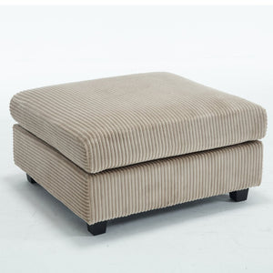 English Elm {New Arrival} Oversized Modular Sectional Sofa - Cozy Corduroy 6-Seater For Ultimate Comfort & Style! W2325S00019-GIGA