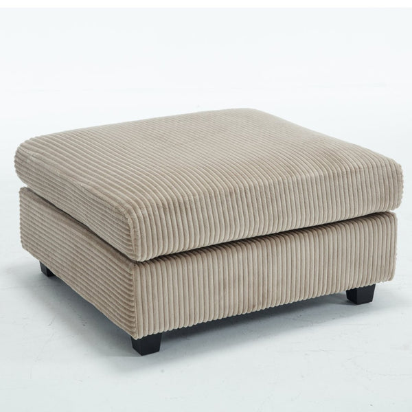 English Elm {New Arrival} Oversized Modular Sectional Sofa - Cozy Corduroy 6-Seater For Ultimate Comfort & Style! W2325S00019-GIGA