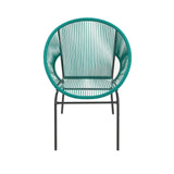 Christopher Knight Home® - Noble House - Nusa Oudoor Wicker Chair, Teal, Set Of 2