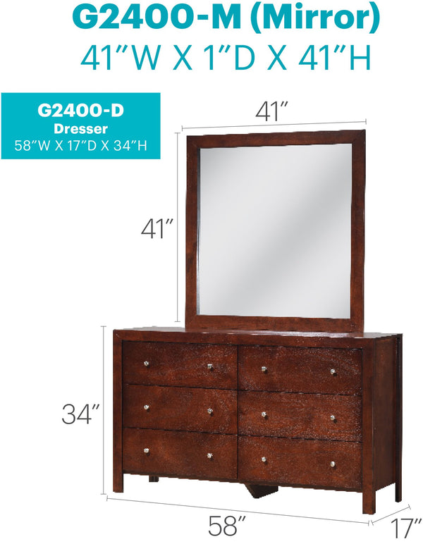 English Elm Burlington Elegant Five-Drawer Chest with Dovetail Drawers and Nickel Hardware, Durable Wood Veneer Storage Cherry 19 L x 60 W x 37 H B078118335