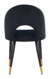 Menlo Dining Chair - Set of 2 Black 109873 Zuo Modern