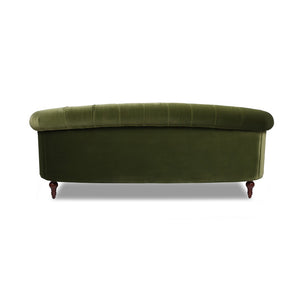 English Elm La Rosa Chesterfield Sofa Tufted Velvet Nailhead Trim Victorian Parlor Style B2719P238191