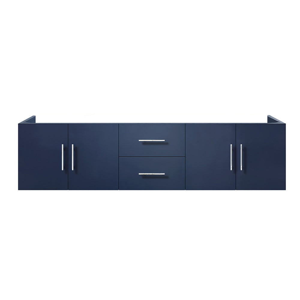 English Elm Navy Double Bath Vanity 72" W x 22" D – Solid Wood Frame, Soft-Close Drawers, Ample Storage, Fully Assembled B2731P258514