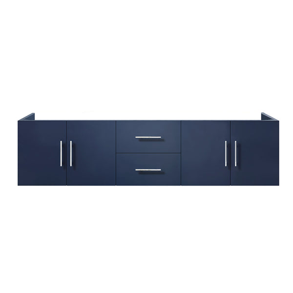 English Elm Navy Double Bath Vanity 72" W x 22" D – Solid Wood Frame, Soft-Close Drawers, Ample Storage, Fully Assembled B2731P258514