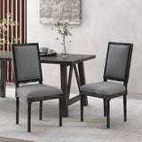 Christopher Knight Home® - Noble House - Regina French Country Wood Upholstered Dining Chair - Set of 2