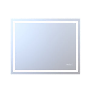 English Elm 40" X 32" Led Vanity Mirror Dual Front Back Lighting Dimmable Anti-fog Bathroom W1920P493138
