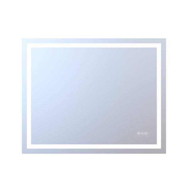 English Elm 40" X 32" Led Vanity Mirror Dual Front Back Lighting Dimmable Anti-fog Bathroom W1920P493138