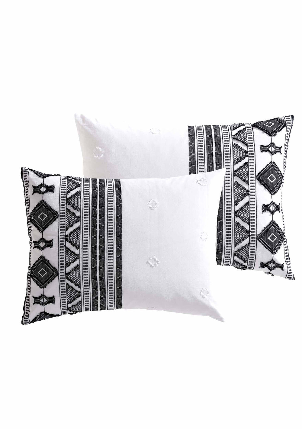 English Elm Nichols 5-Piece King Comforter Set - Soft Cotton In Classic Black, Stylish & Easy Care Bedding Ensemble B340P341920