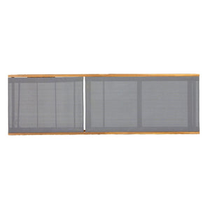 English Elm Mia Outdoor Acacia Wood Chaise Lounge with Breathable Mesh for Pool Deck or Patio N776P301491D