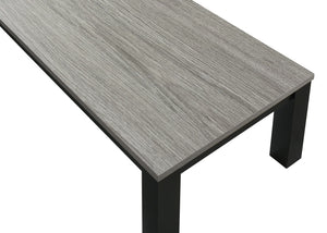 English Elm Gray 3-Piece Living Room Table Set – Sleek Coffee Table 47.2" + Two End Tables, Durable Wood Finish B011P244307