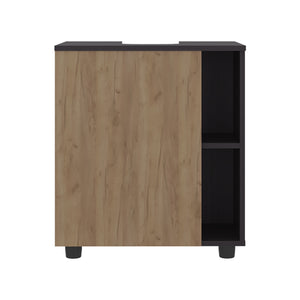 English Elm Pascuale Compact Under-Sink Cabinet with Cut-Out Back, Double Doors & Side Shelves for Small Baths B200P368126