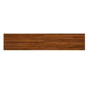 English Elm 78 Inch Rattan Media Console with Rubberwood Legs Walnut Finish Living Room Storage N710P407810P