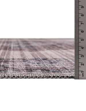 Unique Loom Mangata Mariah Machine Made Medallion Rug Ivory and Gray, Black 2' 7" x 13' 1"