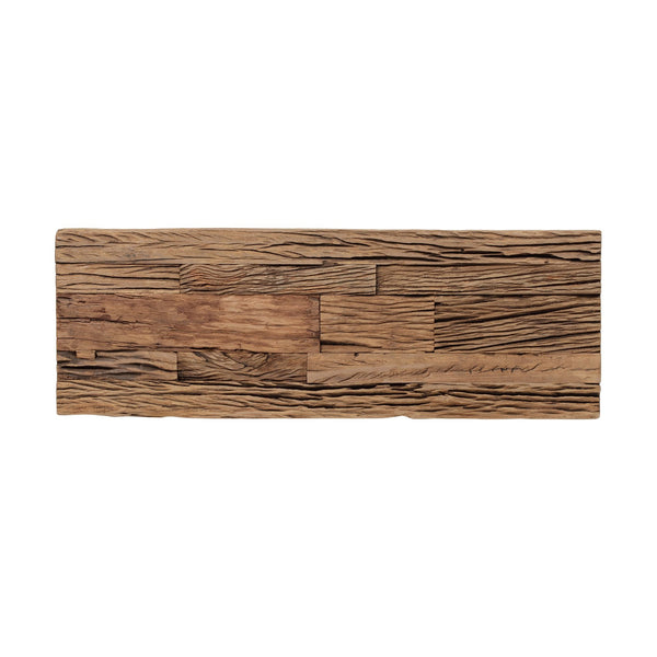 English Elm Console Table Handcrafted Reclaimed Wood with Iron Frame, Rustic Glam 43.3"W x14.9"D x30.3"H W2297P203401