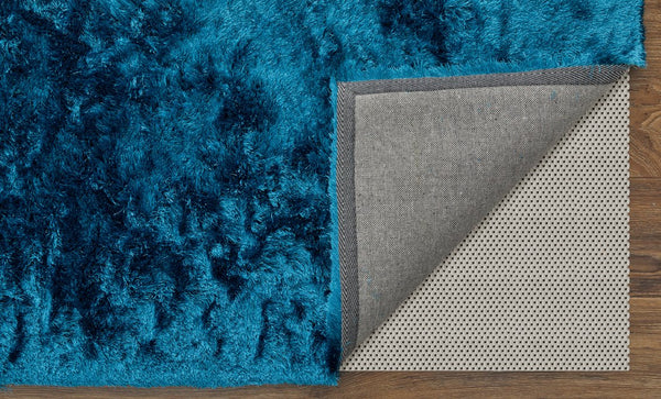 Feizy Rugs Indochine Plush Hand-tufted Polyester Shag Rug - Luxurious High Pile For Contemporary Spaces Blue Polyester 4944550fpck000c50