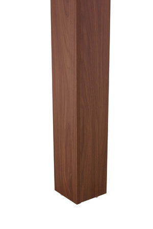 English Elm Extendable Drop Leaf Dining Table Walnut Finish Solid Wood Legs Modern Design W3875P402469