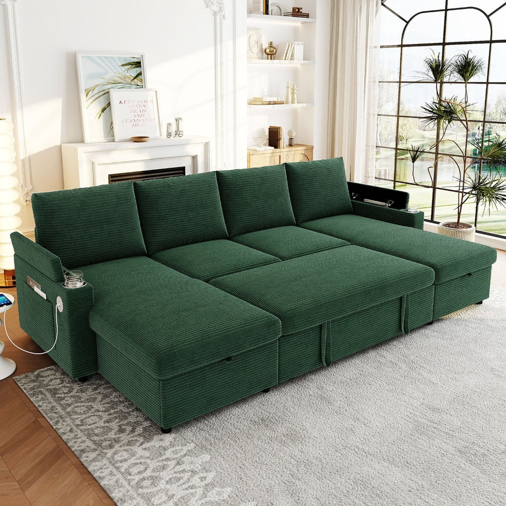 English Elm Swivel Barrel Accent Chair Chenille Tufted Round Club Seat for Living Room Lounge Green N719S002190F