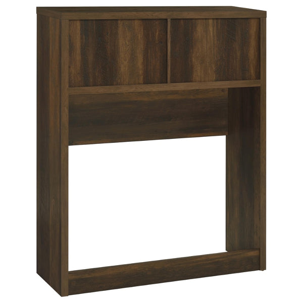 English Elm Geary Twin Bookcase Headboard Set with Nightstands Usb Charging Matte Finish Dark Brown B062S01698