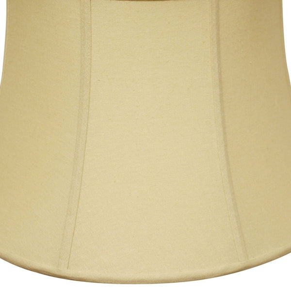 English Elm Slant Drum Linen Lampshade Washer Fitter Warm Tan Diffused Glow for Living Rooms B075101136