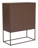 Lazaro Cabinet Bronze 109749 Zuo Modern